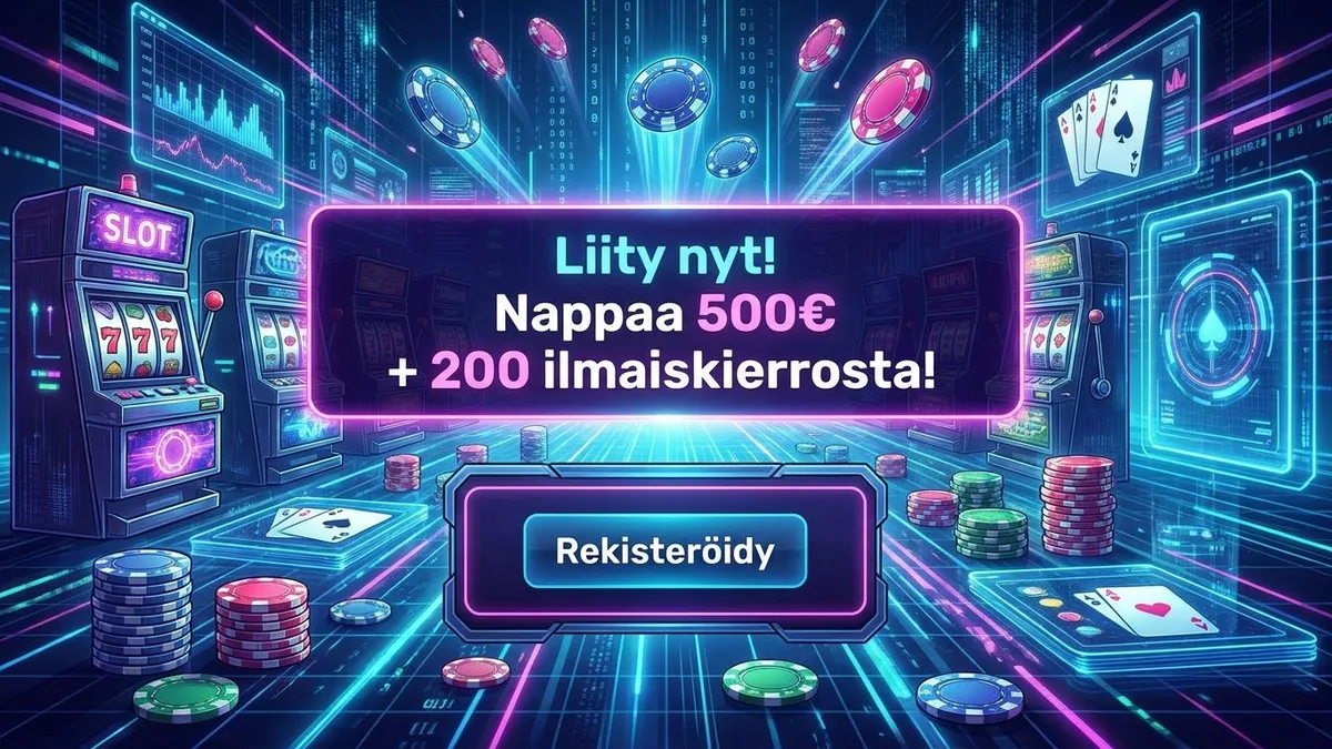 Rekisteröidy bonuksella
